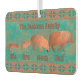 Javelina Family Volledig aanpasbaar ontwerp Luchtverfrisser (Links)