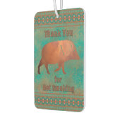 Javelina Koper Blauwgroen Kleur Gepersonaliseerd Luchtverfrisser (Links)