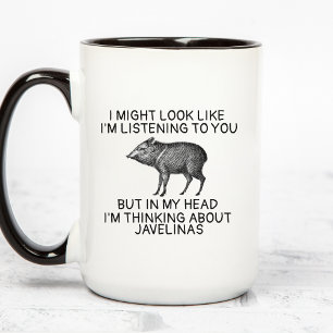 Javelina-mok, peccary-cadeaus, grappige Javelina-k Mok
