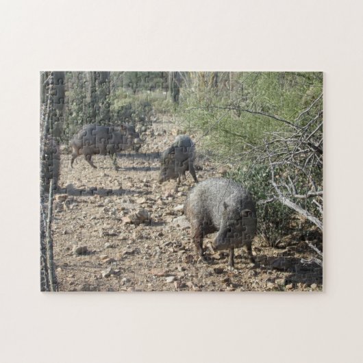 Javelina Puzzle Legpuzzel (Horizontaal)