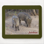 Javelinas mousepad muismat (Voorkant)