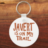 Javert is op mijn spoor sleutelhanger (Voorkant)