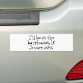 Javert Les Miserables Bumpersticker (Op auto)