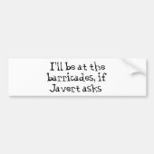 Javert Les Miserables Bumpersticker (Voorkant)