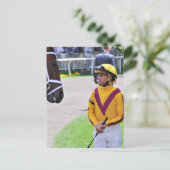 Javier Castellano en Elena's Strike Briefkaart (Staand voorkant)