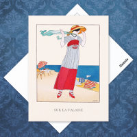Javier Gose Seaside Franse Mode Illustratie