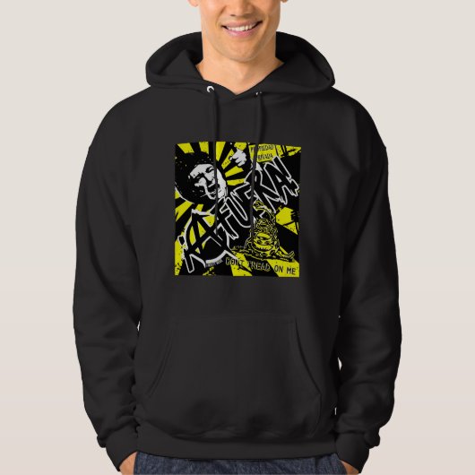 Javier Milei AFUERA Punk Rock Hoodie (Voorkant)