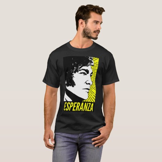 Javier Milei Esperanza Poster T-shirt (Voorkant volledig)