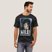 Javier Milei Presidente 2023 Poster T-shirt (Voorkant volledig)