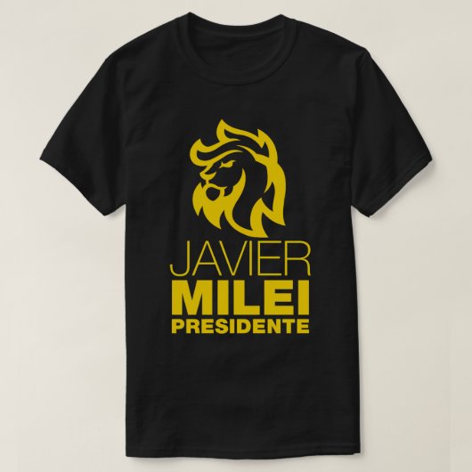 Javier Milei Presidente T-shirt (Design voorkant)