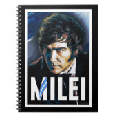 Javier Milei Presidentieel Poster Notitieboek (Voorkant)