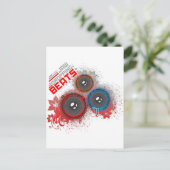 Jaw Dropping Beats - Music DJ Graffiti Urban Briefkaart (Staand voorkant)