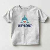 "Jaw-some" haai Kinder Shirts (Voorkant)