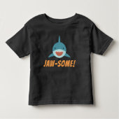 "Jaw-some" haai Kinder Shirts (Voorkant)