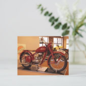 Jawa 250  Motorfietmuseum St Louis Briefkaart (Staand voorkant)