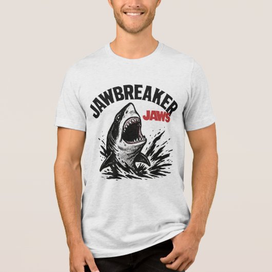 Jawbreaker Jaws Tri-Blend Shirt (Voorkant)