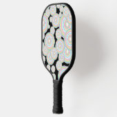 Jawbreaker Slice-Snoep naadloos patroon Pickleball Paddle (Links)