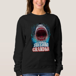Jawesome Oma Grootmoeder Familie Groep Grote Witte Trui