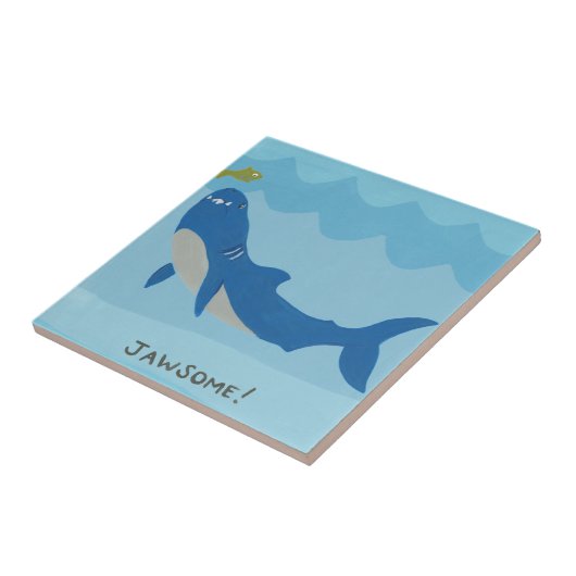 Jawful Shark Tegeltje (Zijkant)