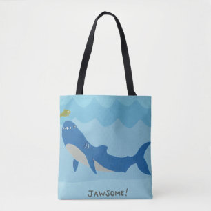 Jawful Shark Tote Bag
