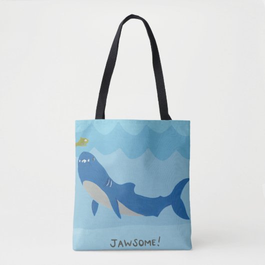 Jawful Shark Tote Bag (Voorkant)