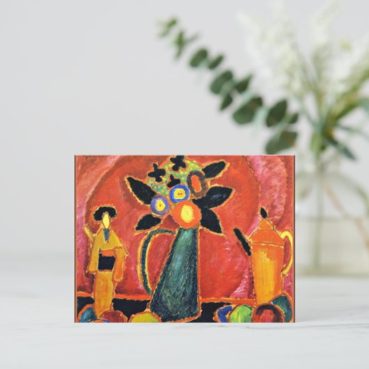 Jawlensky - Japanse ventilator Briefkaart (Staand voorkant)