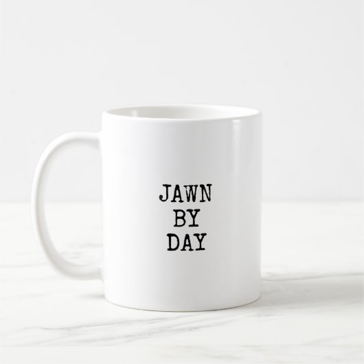JAWN BY DAY/SHOOBIE BY NACHT koffiemok (Links)