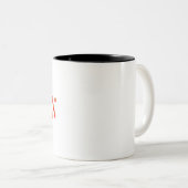 Jawn Tweekleurige Koffiemok (Voorkant rechts)