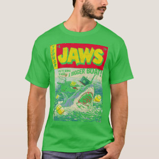Jaws 1 Editie Stripboek Cover vriend T-shirt