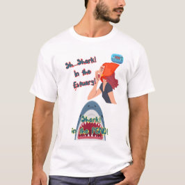 JAWS 50ste haai in de vijver T-shirt