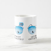 Jaws 50th uit het water! koffiemok (Center)