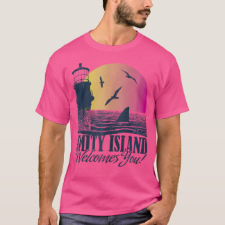Jaws Amity Island verwelkomt You Sunset T-shirt