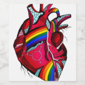 Jaws Amity Island Wijn Etiket (Enkel label)