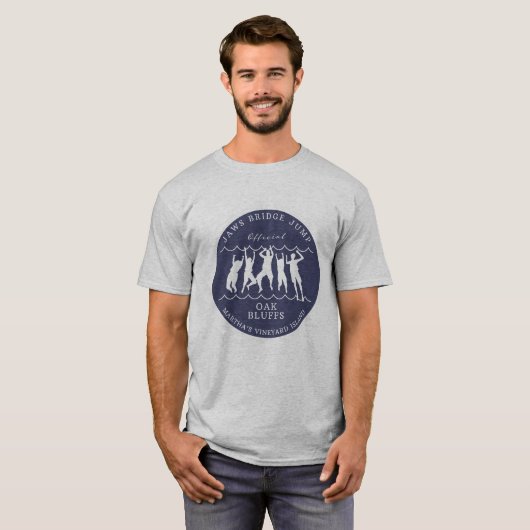 "JAWS" Bridge Jump Officieel T-shirt (Voorkant volledig)