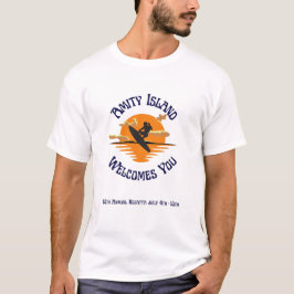 Jaws de film Amity Island is blij dat je T-shirt
