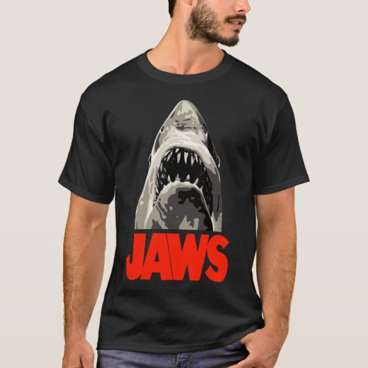 JAWS - Great White Shark Sticker T-shirt (Voorkant)