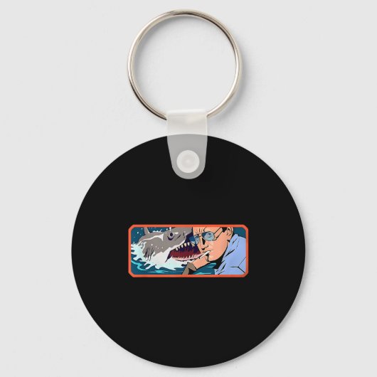 Jaws Haai Sleutelhanger (Voorkant)