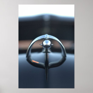 "Jaws" Motief op Motorkap - Auto Show in Orange Co Poster