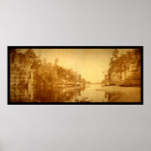 Jaws of the Wisconsin Dells Photo 1894 Poster (Voorkant)