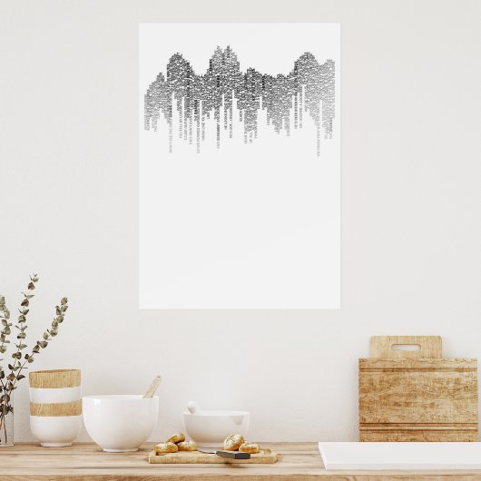 Jaws Quints Speech Poster (Keuken)