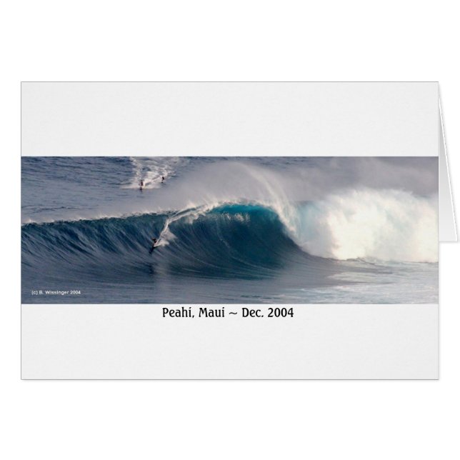 Jaws Surf card (Voorkant Horizontaal)