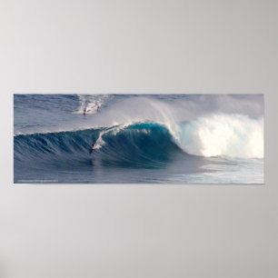 Jaws Surfing Photo Poster