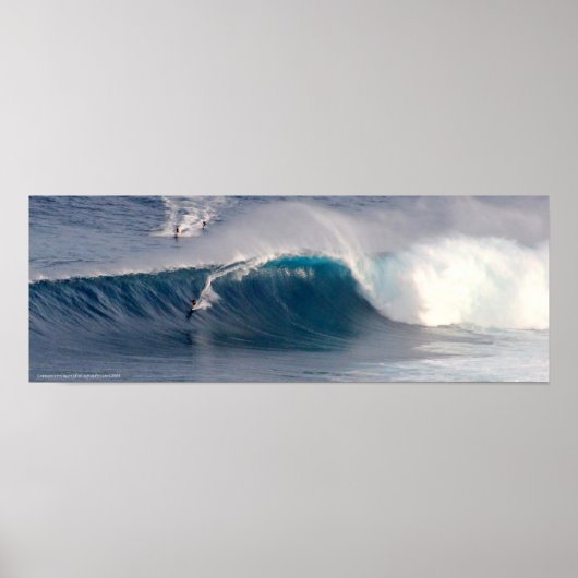 Jaws Surfing Photo Poster (Voorkant)