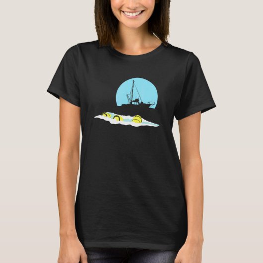 Jaws The Orca T-shirt (Voorkant)