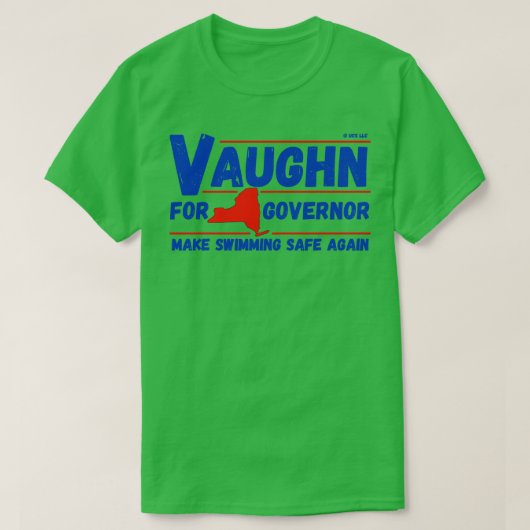 Jaws Vaughn voor gouverneur T-shirt (Design voorkant)