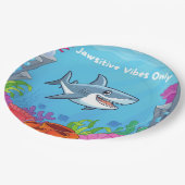 Jawsitive Vibes alleen papieren Borden Papieren Bordje (Gekanteld)