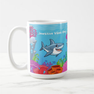 Jawsitive Vibes Only Coffee Mok