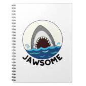 Jawsome Funny Shark Teeth Pun Notitieboek (Voorkant)