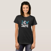 Jawsome Geweldige schattig haai ontwerp T-shirt (Voorkant volledig)