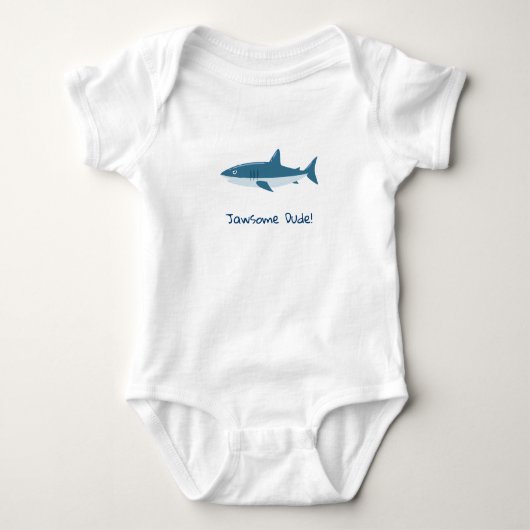 Jawsome Man Shark Romper (Voorkant)